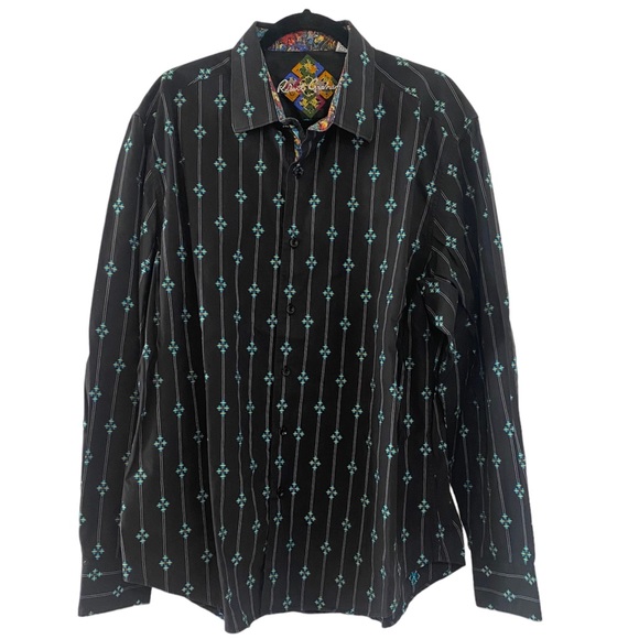 Men’s Robert Graham Button Down Dress Shirt Classic Fit Size 2XL - Picture 1 of 9